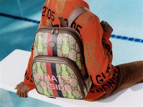 gucci pineapple purse|The Gucci Pineapple Collection Presents a Playful Take On.